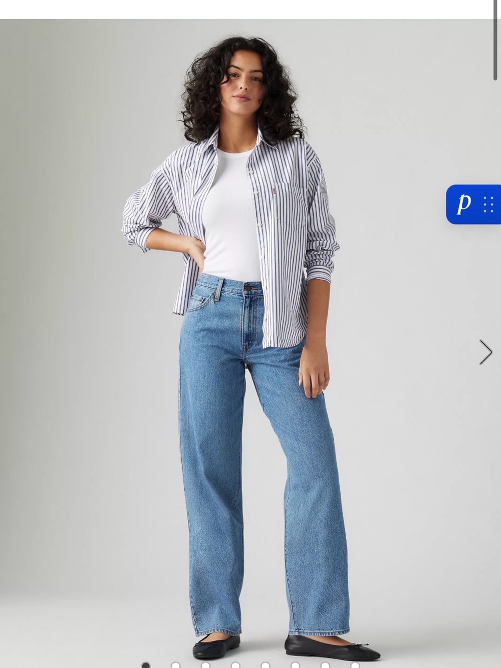 Levi's Baggy Dad Jeans Size 24 - Picture 4 of 4